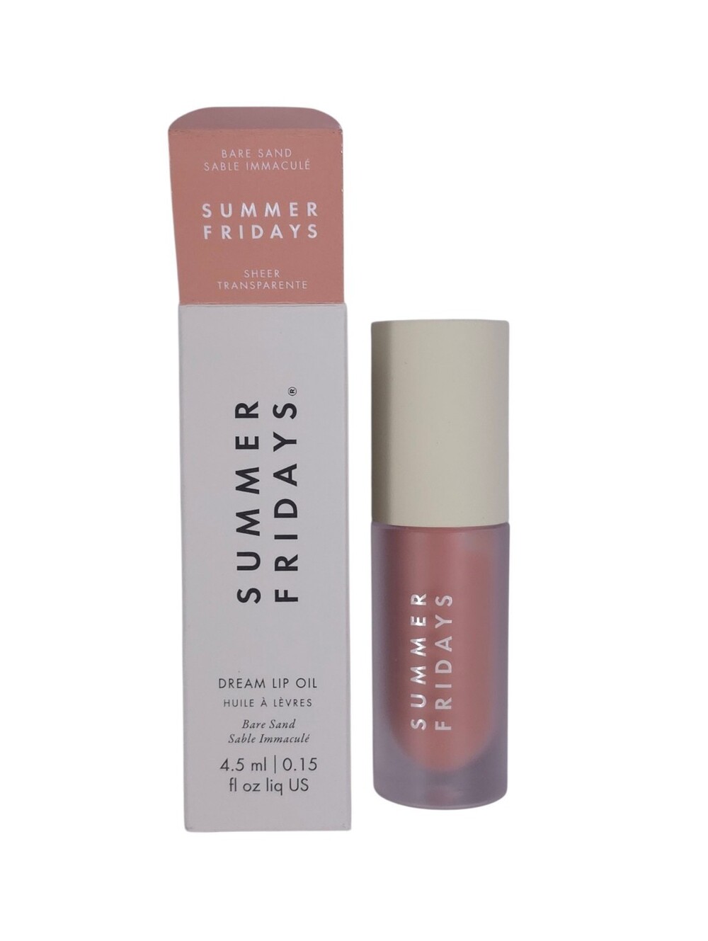Summer Fridays Dream Lip Oil in Bare Sand Sheer Neutral Sand